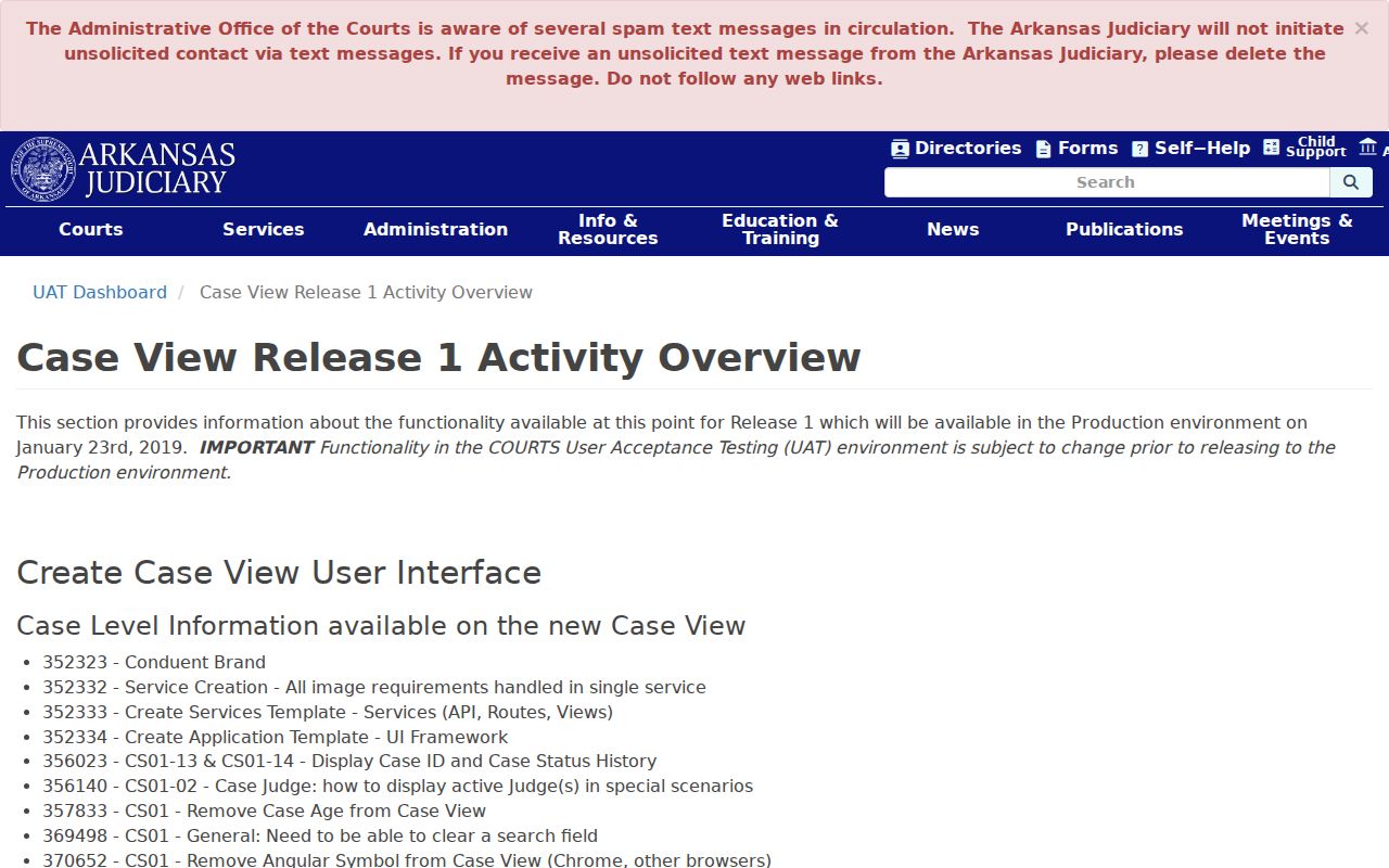 Poinsett County court schedule case activity and event fields