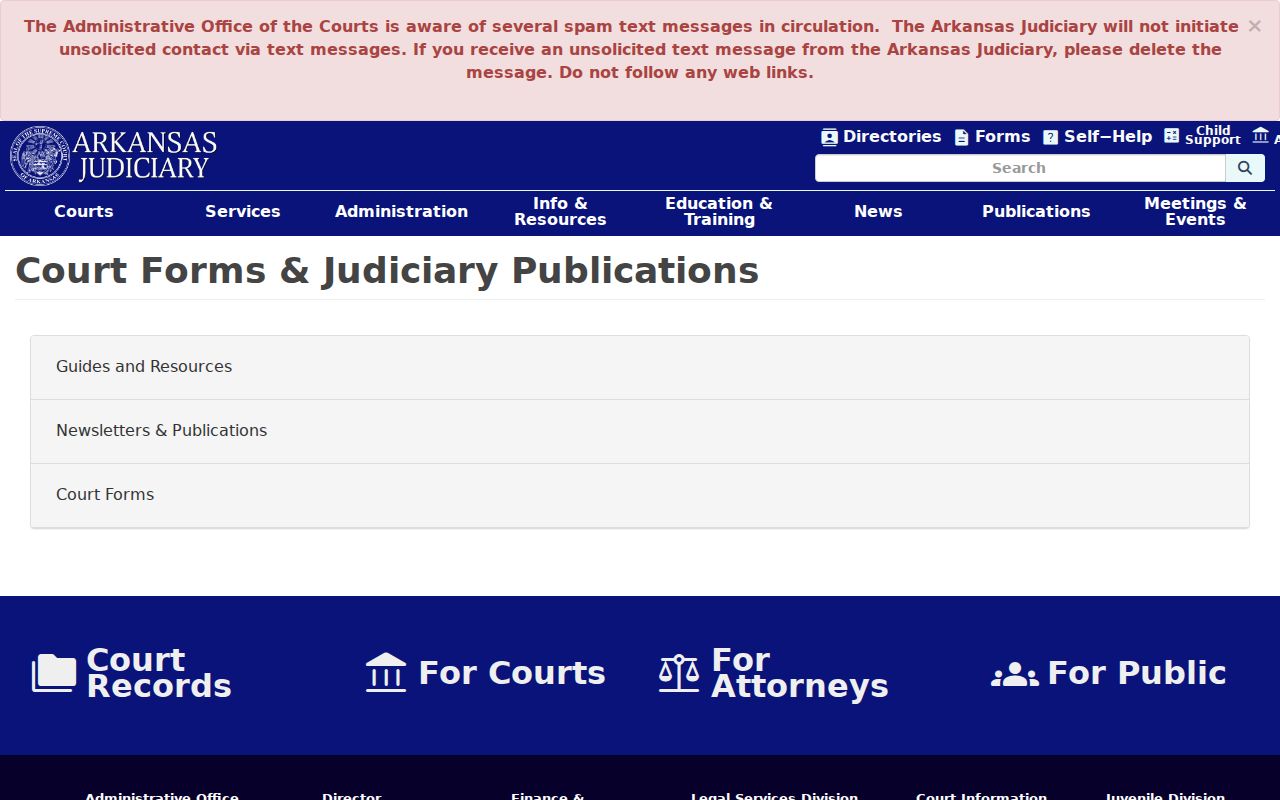 Arkansas court forms source for Poinsett County civil court docket requests