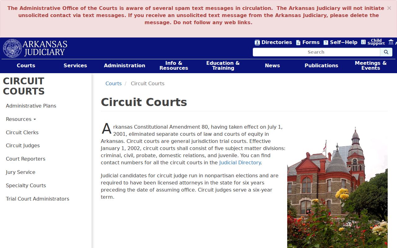 Poinsett County Circuit Court docket division information